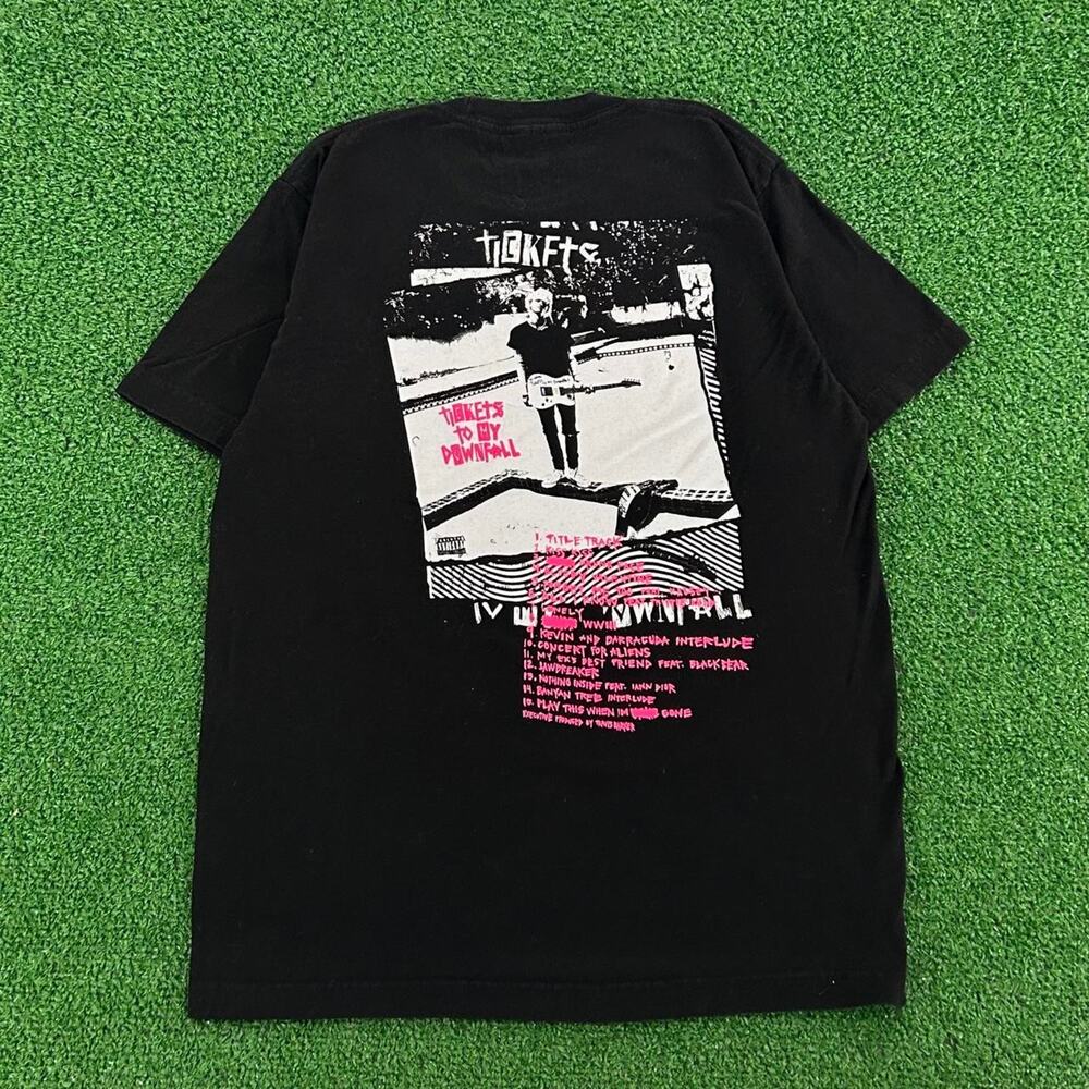 Machine Gun Kelly Tickets To My Downfall Album Promo Graphic Tshirt Size M